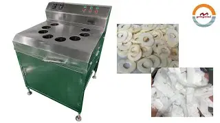 Automatic Peach Coconut Chips Cutting Slicing Machine Industrial Slices Flakes Cutter Slicer