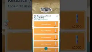 GO Battle League Timed Research Rewards 4/5 So far! 2-16-2024