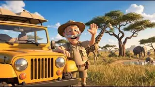 Old MacDonald Safari Dance | Happy Animal Song for Toddlers