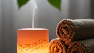🌿Relaxing Spa Ambience with Essential Oil Diffuser and Warm Light Calming Aromatherapy & Soft Sounds