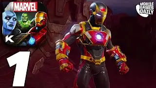 MARVEL REALM OF CHAMPIONS Gameplay Walkthrough Part 1 - Tutorial (iOS, Android)