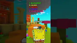J&aacute;t&eacute;kok Spongy&aacute;val 😊✨ #shorts #youtubeshorts #magyar