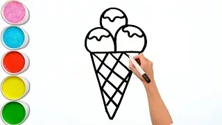 How to Draw Ice Cream 🍦 | Ice Cream Drawing for Kids | Easy Step by Step