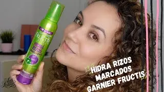 ESPUMA HIDRA RIZOS MARCADOS DE GARNIER FRUCTIS! Fijación máxima? 🤔