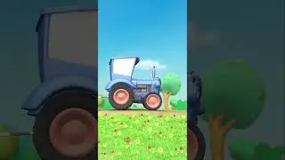 Big Blue Tractor Song | HeyKids Nursery Rhymes | Animaj Kids #shorts