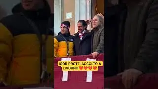 IGOR PROTTI ACCOLTO A LIVORNO ❤️ #shorts #ultras