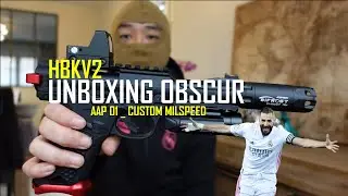 HBKV2 - Z.A.T / 🎉🇫🇷  UNBOXING OBSCUR .. 👺👹 BIENTOT LE MILSPEED ? 😭😂  CUSTOM AAP-01 / Airsoft 🇫🇷