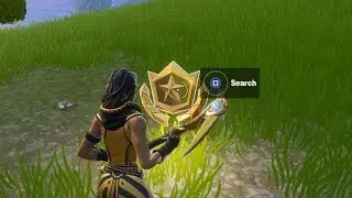 Fortnite Battle Royale - Secret Season 10 Week 1 Battlestar Location (B.R.U.T.E. Squad Challenges)