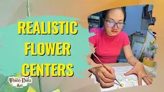 Painting Daisies on Fabric: Shading & 3D Stippling Techniques