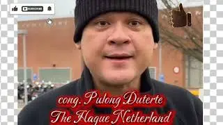 CONG.PULONG DUTERTE,  BUMISITA KAY FPRRD SA THE HAGUE NETHERLAND/UUWI NA KAYA SI PRRD.