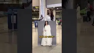 Sree Leela&rsquo;s STUNNING Kurta Sharara Look at Hyderabad Airport!  | Tollywood Fashion Goals