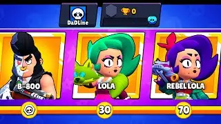 All Season 9 BRAWL PASS REWARDS on 0 TROPHY Account - Brawl Stars
