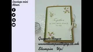 Envelope Mini Album Tutorial M&M SU
