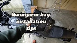 Swingarm bag install on a Harley Davidson (tips and tricks)