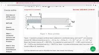 💥WEEK 6💥FINITE ELEMENT METHOD: VARIATIONAL METHODS TO COMPUTER PROGRAMMING ASSIGNMENT SOLUTION💥💥