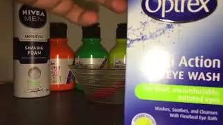 Making pink neon slime