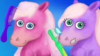 Fun Horse Care Games - Pony Sisters Animal Magical Garden Makeover Game