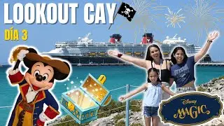 DISNEY MAGIC 🛳️ | LOOKOUT CAY + FIESTA PIRATA 🏴‍☠️ 4K🎥