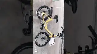 modifikasi and Repaint frame minion 20 Lime yellow produk SAMURAI PAINT