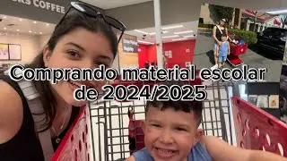 Comprando material escolar 2024/2025 (sophomore year and elementary) na target 🎯￼
