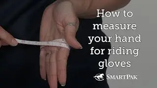 How to measure your hand for riding gloves