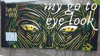 My Go-To Eye Look || Uoma Beauty Black Magic Allure Palette || Swatches ++ Tutorial