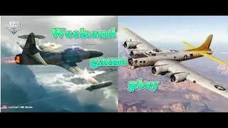 World of Warplanes: F-94D gameplay and B-17g