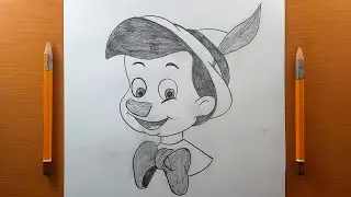 Come disegnare Pinocchio facile e come realizzare disegni  Pinocchio a matita