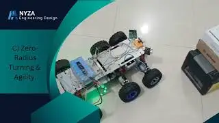Wheel Tank Robot Demo. Nyza Engineering Design. #robotics