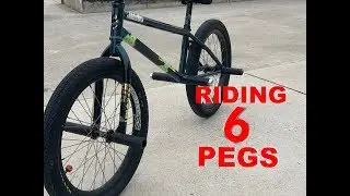 THE ULTIMATE BMX GRINDING SETUP?!  ( Riding 6 Pegs )