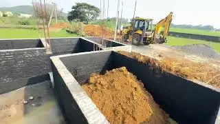 How Basement Sand Filling is Done | JCB Work | Tamil Construction Guide