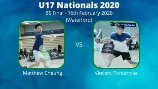 U17 Nationals Boys Singles Final 2020