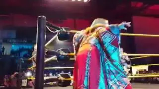 Asuka NXT Entrance San Jose, front row