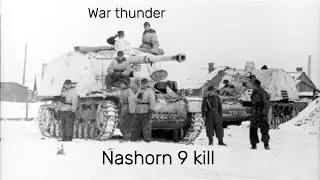 War Thunder: Nashorn 9 kill streak