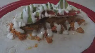 Ultimate Buffalo Chicken Wrap Food Porn