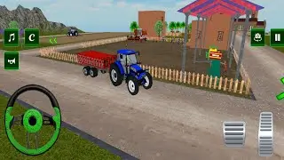 India Farm Tractor Driving Simulator 3D Embark Tractor Journey Through Indian - Android gameplay