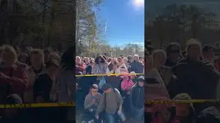 Walk for Peace lunch rest stop at Transfiguration Catholic Church in Blythewood, SC Day78 1/11/2026.
