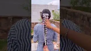 new silver choti design #silver #hairstyle #haircut #hair #payal #trend #trending #viral #topsongs