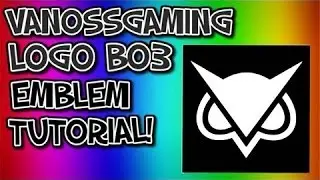 BO3 EASY VANOSS GAMING LOGO EMBLEM TUTORIAL