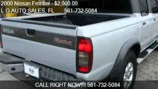 2000 Nissan Frontier XE Crew Cab 2WD - for sale in BOYNTON B