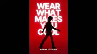 Red and Black Minimalist Fashion Promo Flyer