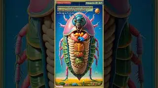 Illustration of Giant Burrowing Cockroach's Animation | Insects AI Art | 08