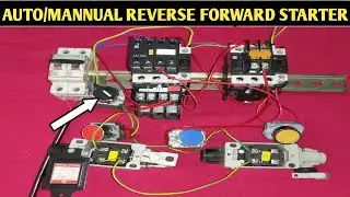 AUTO/MANNUAL REVERSE FORWARD STARTER CONTROL WITH LIMIT SWITCH! REVERSE FORWARD STARTER WIRING