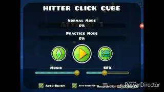 Hitterclick challenges #1:Geometry dash:DD(REUPLOAD)