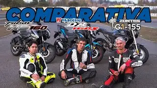 Zontes G155 vs Pulsar NS160 vs Haojue DR160 ¿Cuál es mejor?