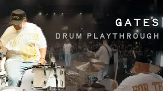 GATES | LIVE DRUM PLAYTHROUGH | RED ROCKS WORSHIP