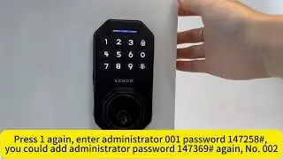 VCHOO SL02/SL03 Registration & Delete User
