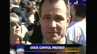 Protest to Obama Mortgaging US for stimulus Denver Colorado