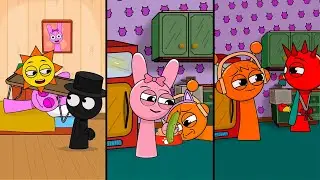 Incredibox Sprunki OC Story - POV Pinki pranks Oren meme | Compilation Incredibox