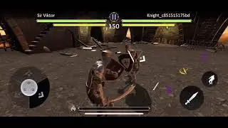 Knights fight 2 - counterattack - i fought my better equipped twin - try to guess result 🤔